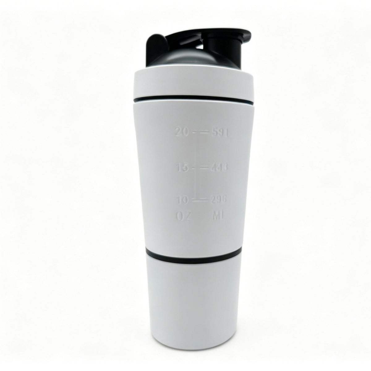 Stainless Steel Protein Shaker Cup with Powder Container