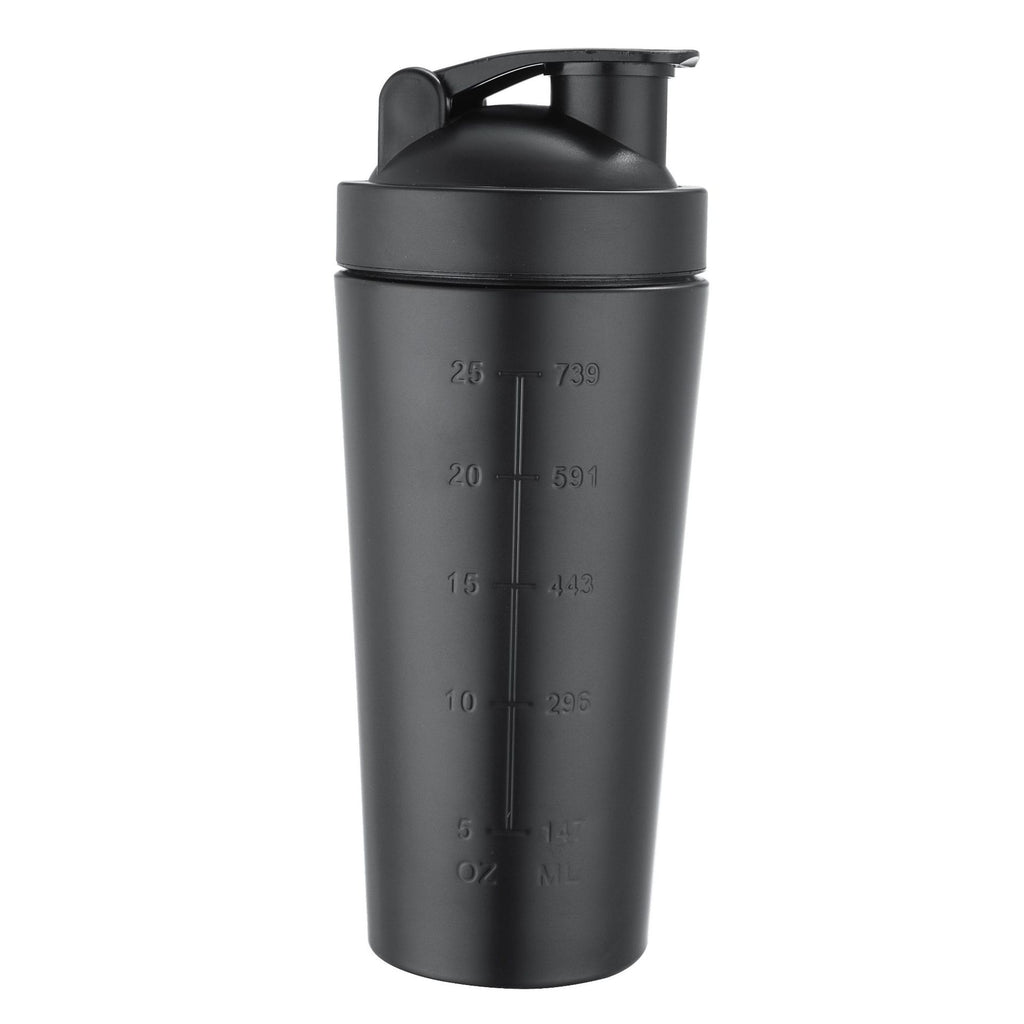 Stainless Steel Protein Shaker Cup with Powder Container